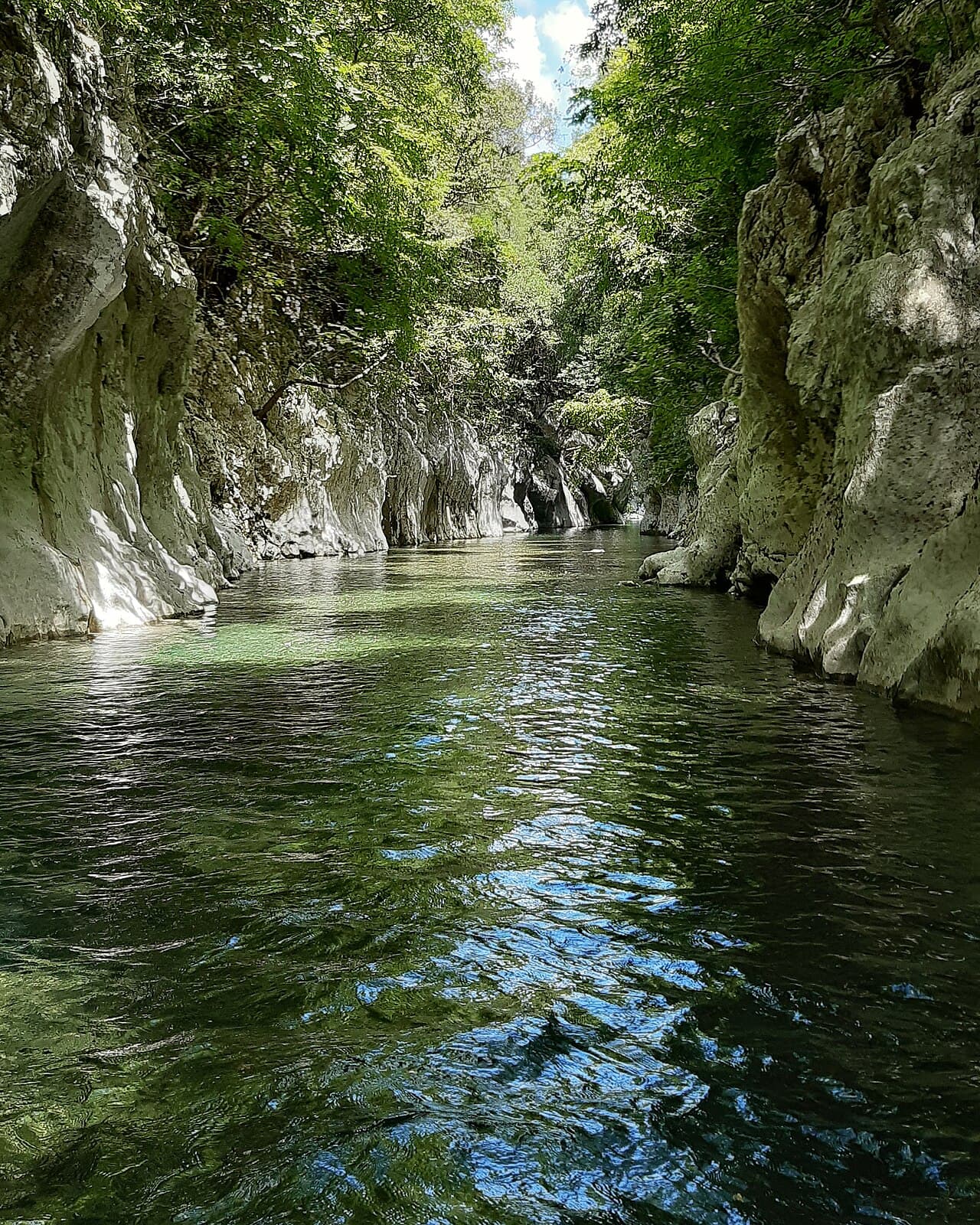 The Calore Gorges near Felitto