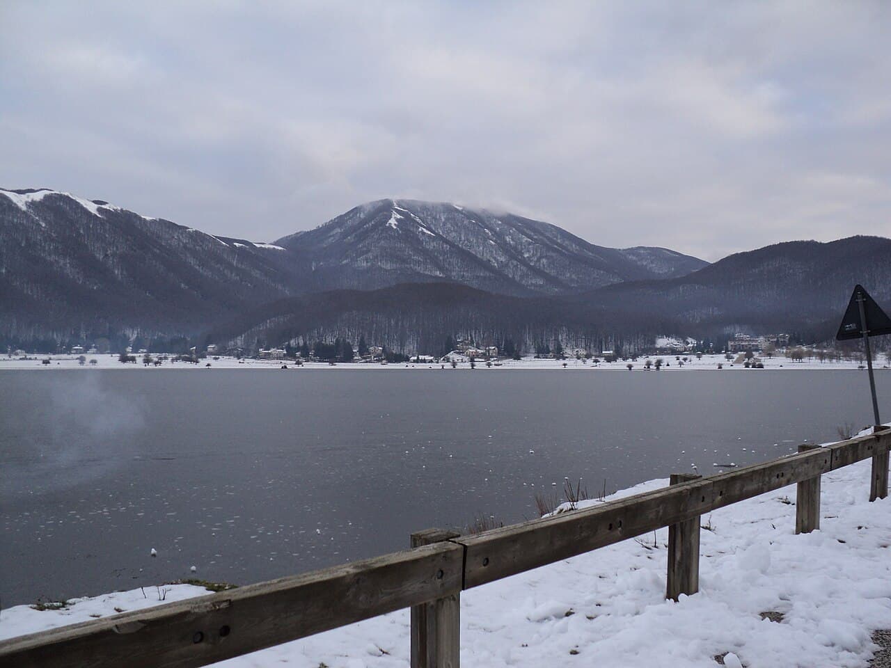 Lago Laceno sull’altopiano