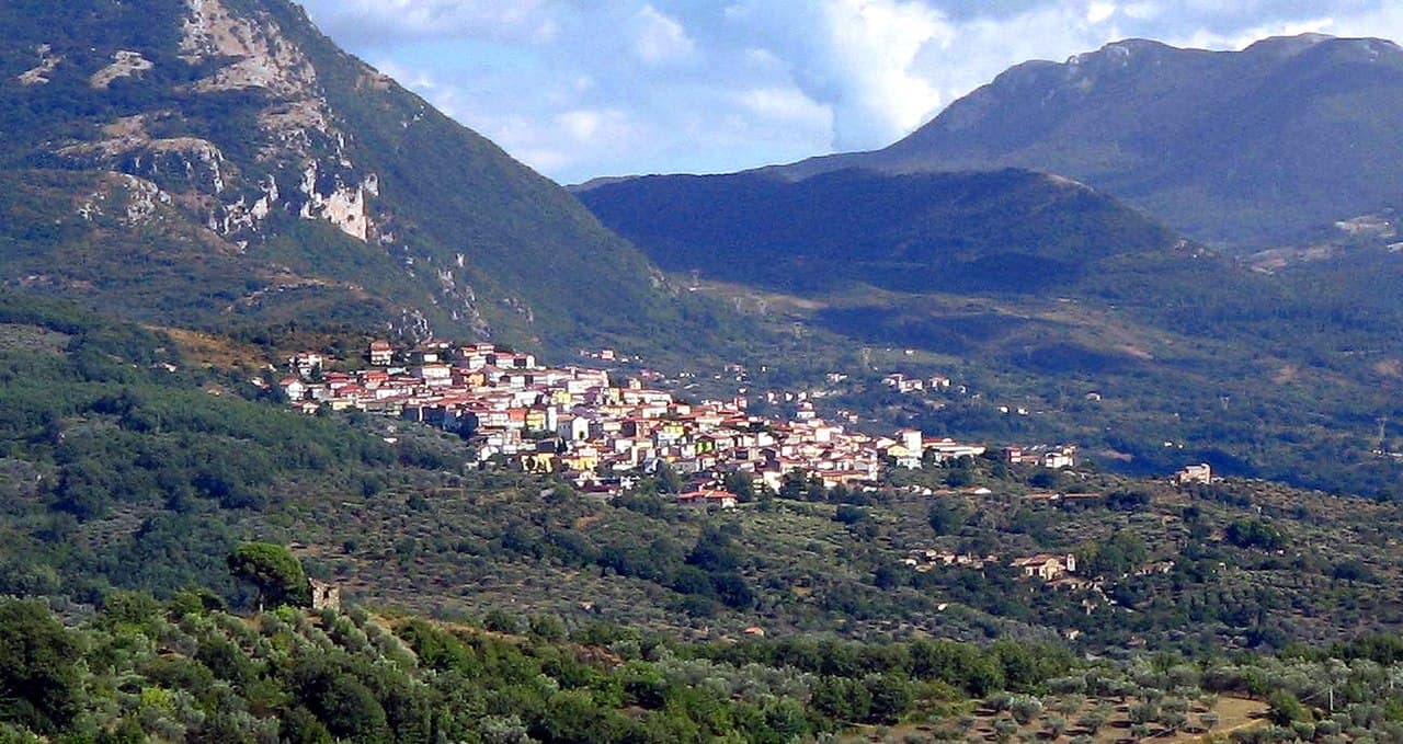 Panorama di Roscigno Vecchia