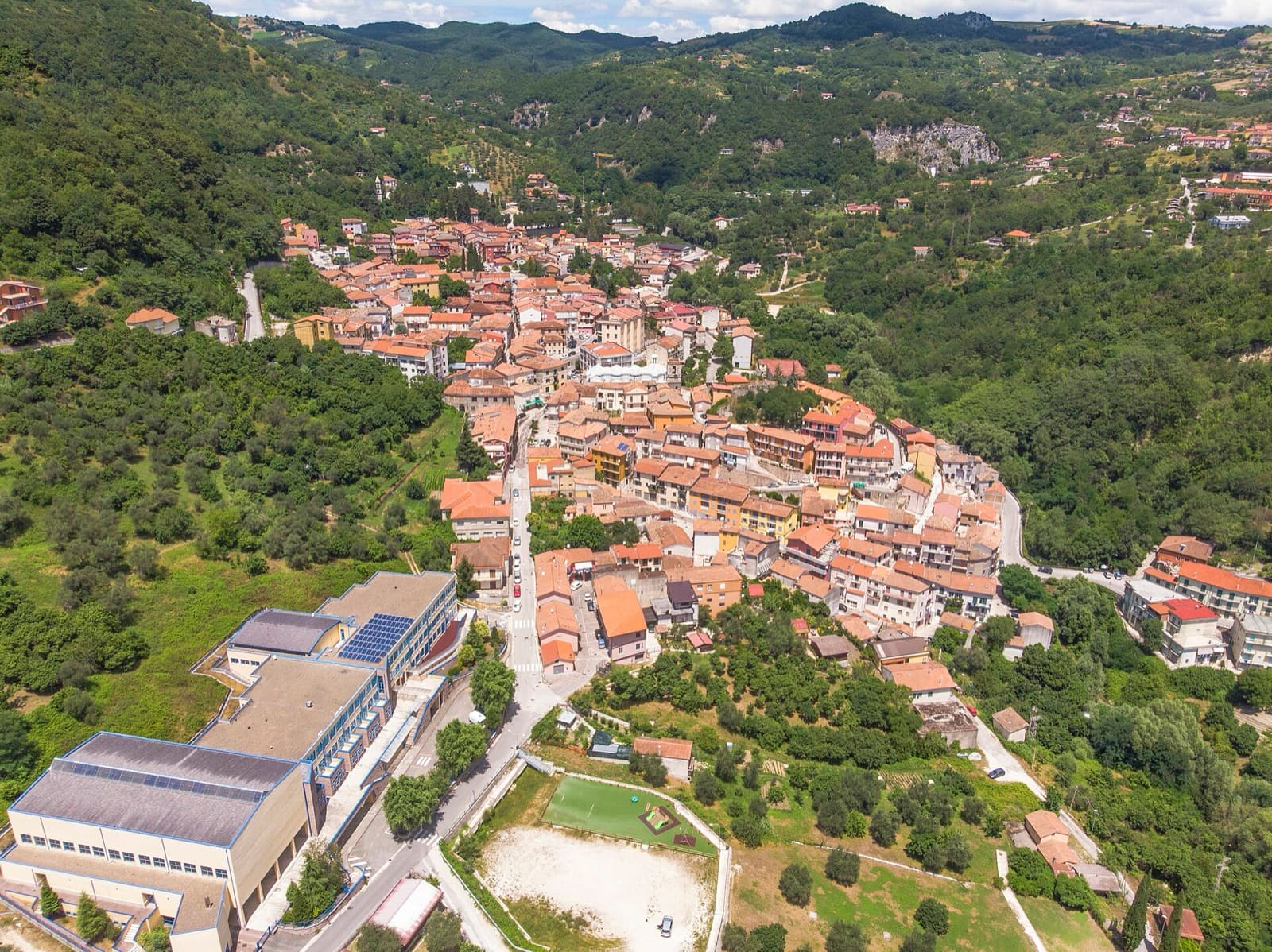 Caposele e l’area delle sorgenti del fiume Sele