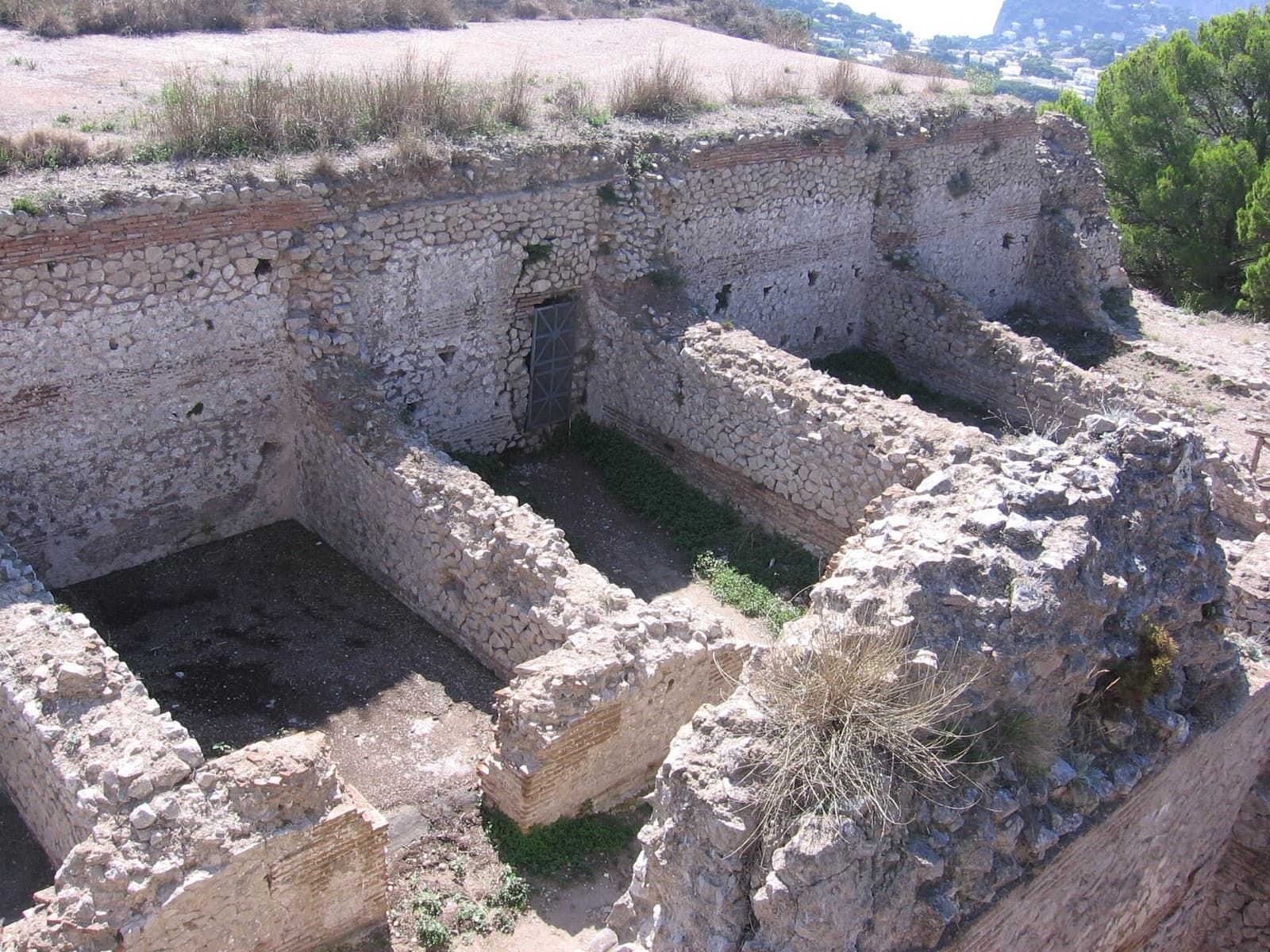 Resti archeologici di Villa Jovis a Capri